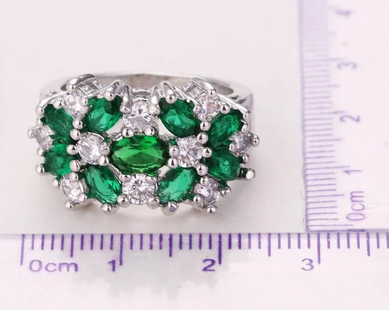 Flower Cubic ring