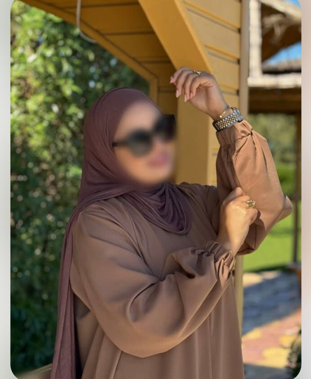 Brown abaya