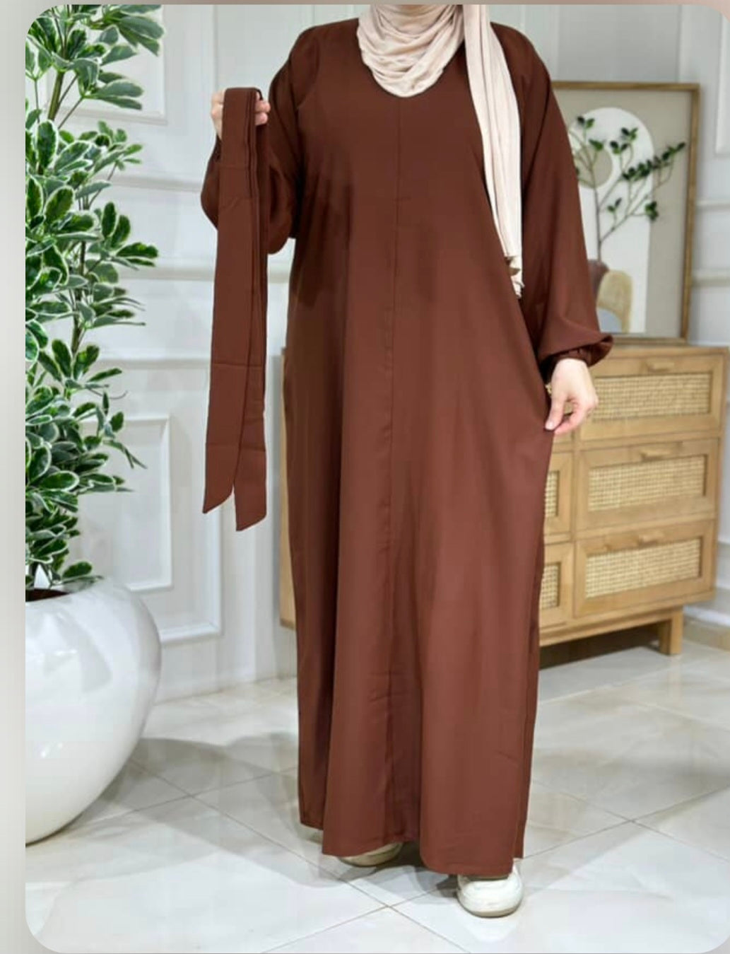 Brown abaya