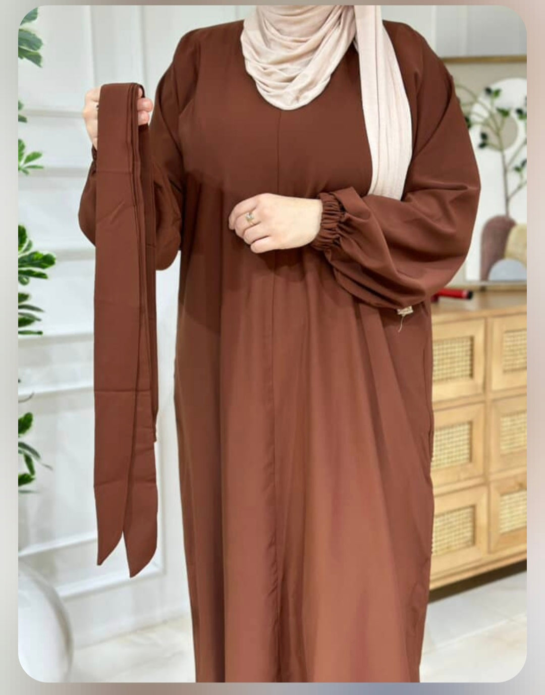 Brown abaya