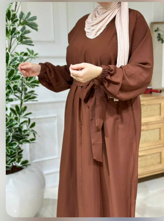 Brown abaya