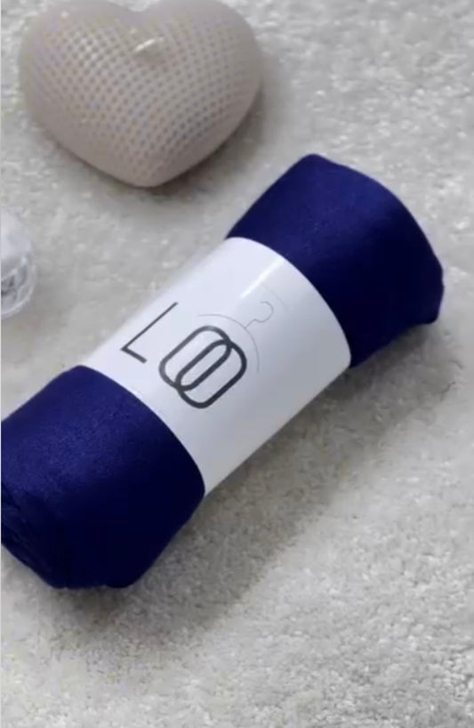 Royal bleu jersey scarf